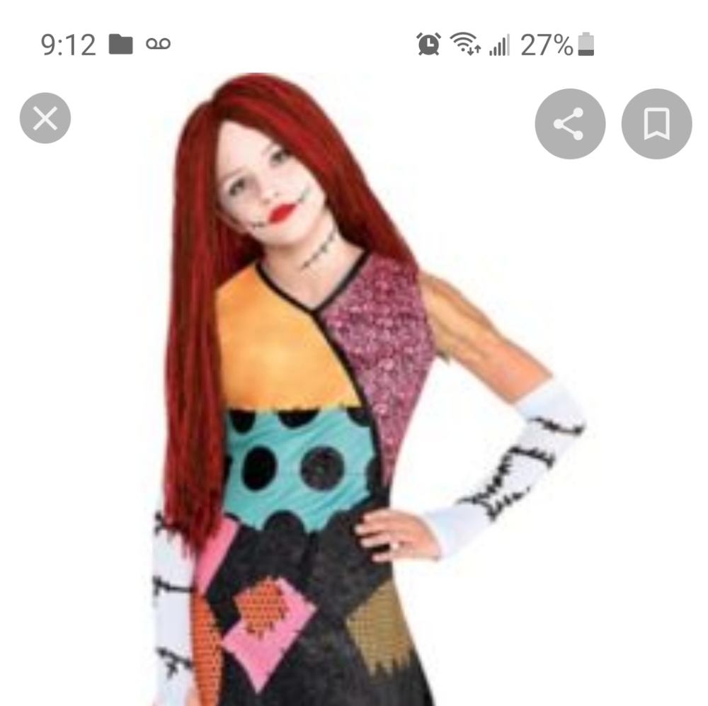 New Disney Sally costume girls
